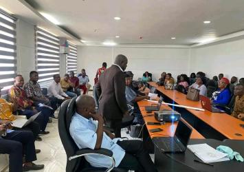 Deputy Minister of Youth Development J.  Bryant Byrant McGill had an acquaintance meeting with Heads of Programs and Projects of the Youth Development