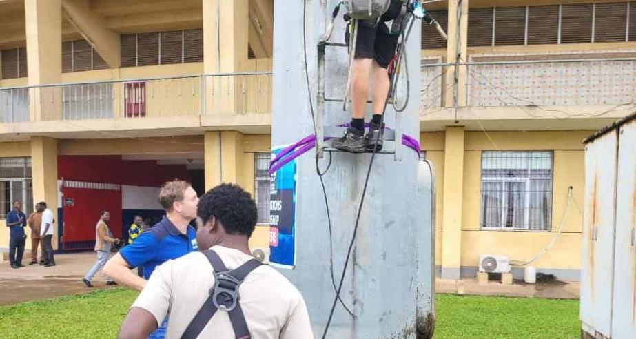 Restoration of the Floodlights at SKD Sports Complex Commences