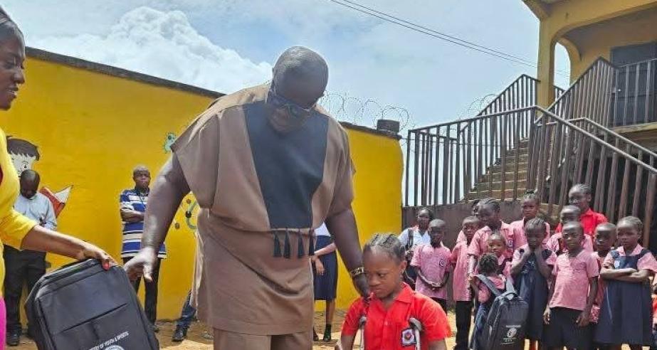 PRESIDENT JNB's BACK TO SCHOOL INITIATIVE REACHES ELWA COMMUNITY, DISTRICT 6