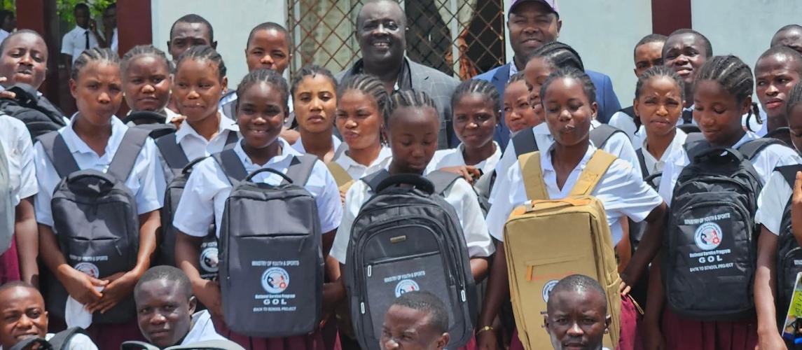 President JNB’s Back to School Initiative Reaches Districts # 6, #13, and #17 in Montserrado.