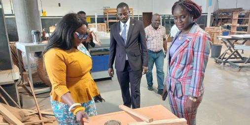 Liberia’s Trade and Investment Envoy to Canada Visits MVTC to Boost Technical Training Cooperation